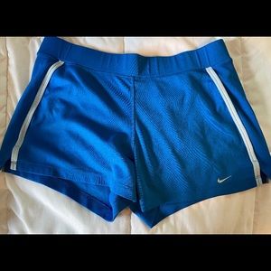 Blue Nike Dry Fit Shorts